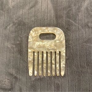 Cream Hair Comb